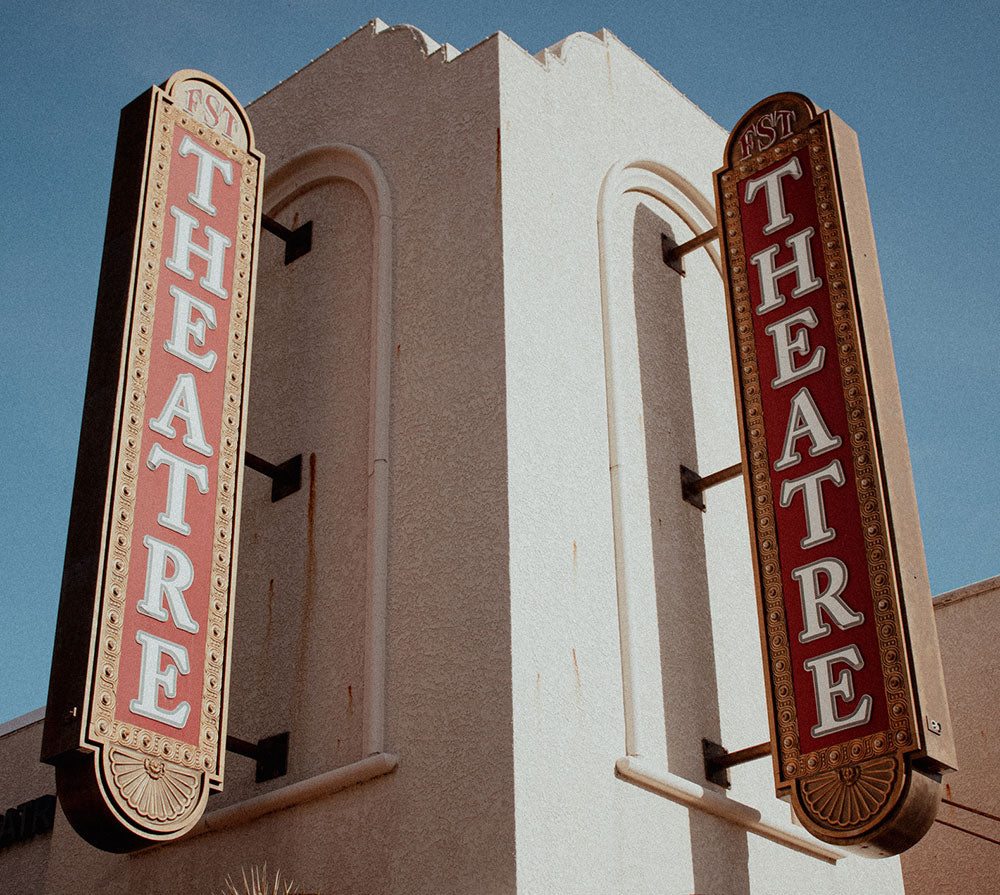 Movie theatre signs