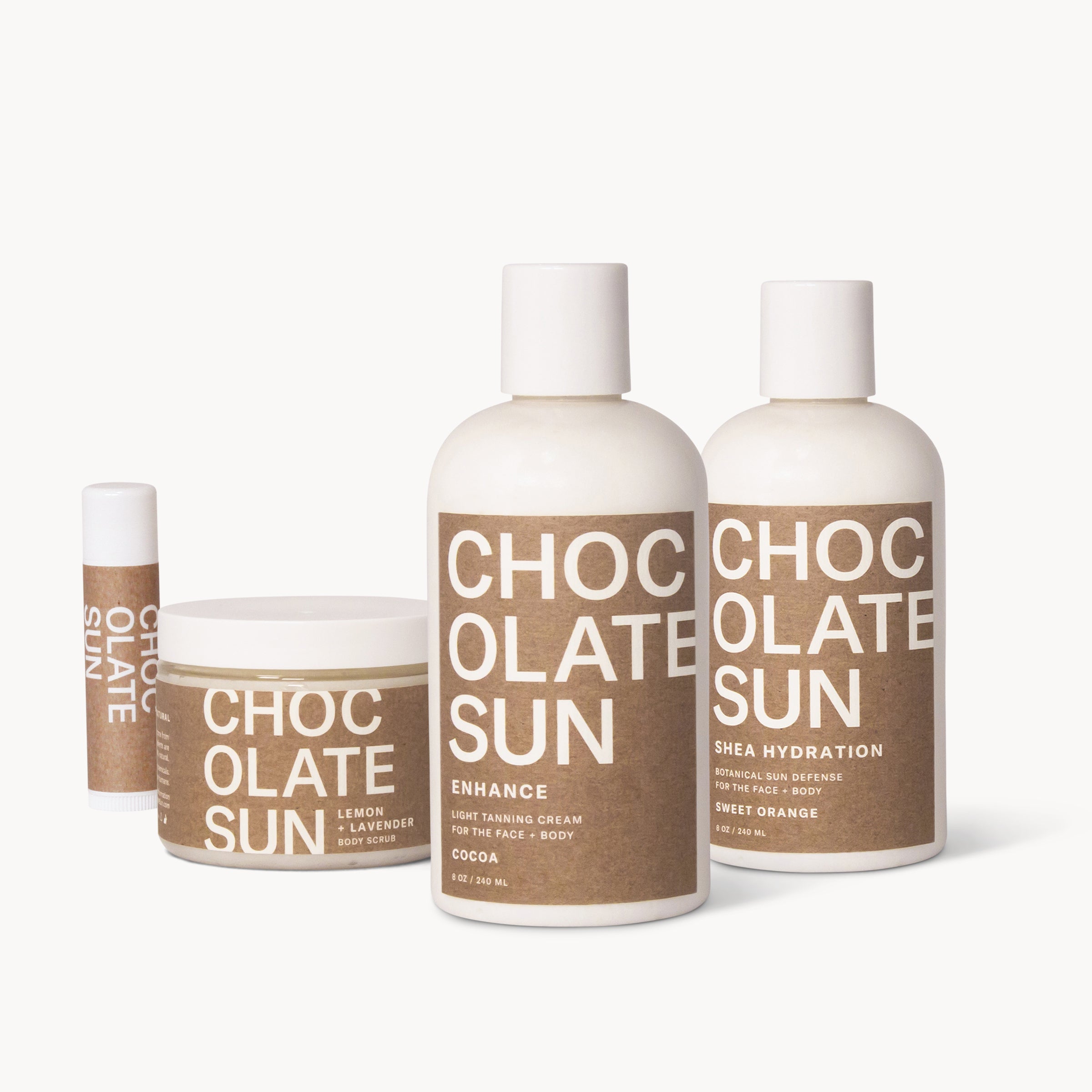 ENHANCE Light Bundle - Sunless Tanning - Face + Body - Cocoa Scent